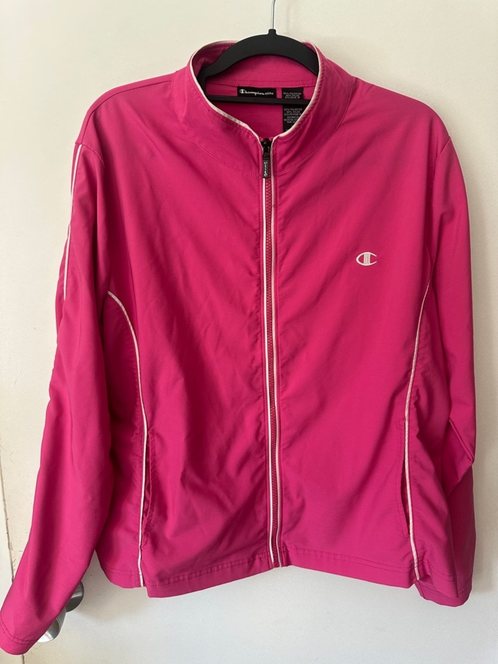 Champion Women’s Hot Pink Full-Zip Lightweight Active Jacket XL
